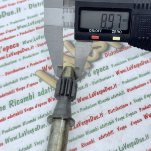 Alberino Z 10 denti per Mozzo posteriore Albero Ruota Variatore per PIAGGIO 50 SI modello con variatore SI V1T > 2011394 albero con rocchetto ciclomotori modelli esteri r.o. 124074