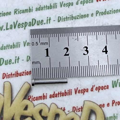 Ribattino in acciaio 2,4x18,4 per unione ingranaggio motore per VESPA 125 150 VNA VNB VNC GL VBA VBB VBC VLB SPRINT APE AC PENTARò