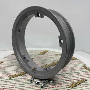 Metallisch graue Tubeless-Felge, Daisy-Modell, für VESPA 50 125 150 200 SPECIAL PRIMAVERAS ET3 ELESTART PX PE SPRINT T5 etc....