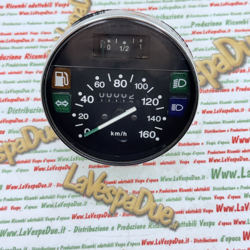CONTACHILOMETRI CROMATO 160 KM/h per vespa PX PE Arcobaleno 125 150 200 adattabile PX XL 50 125