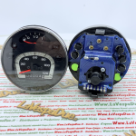 Contachilometri VESPA PX PE MY MILLENNIUM 125 150 200 120 km/h adat. r.o. 583074 Arcobaleno nero con cornice cromata