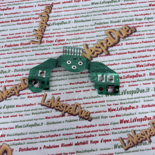 circuito pista scheda elettronica stampato flessibile per contachilometri miglia Vespa 50 90 125 HP 4 FL V FL2 anche versioni SPEEDMATIC AUTOMATICA  