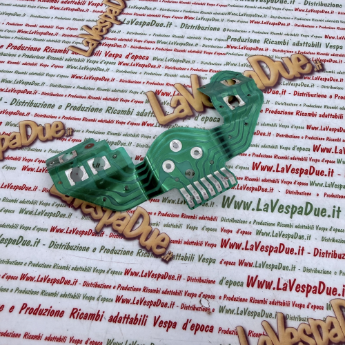 circuito pista scheda elettronica stampato flessibile per contachilometri miglia Vespa 50 90 125 HP 4 FL V FL2 anche versioni SPEEDMATIC AUTOMATICA  
