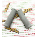 Coppia manopole grigie puntinate diametro mm 21 per VESPA 125 150 VNB1 A VNB6T VBA1T VB1T VBB1T VBB2T 150 GL VLA1T 160 GS VSB1T 180SS prodotto italiano r.o. 060304