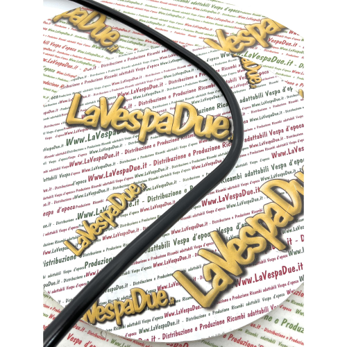 Bordo scudo in alluminio verniciato nero semilucido per VESPA 50 90 125 N L R SPECIAL PRIMAVERA ET3 r.o. 070416