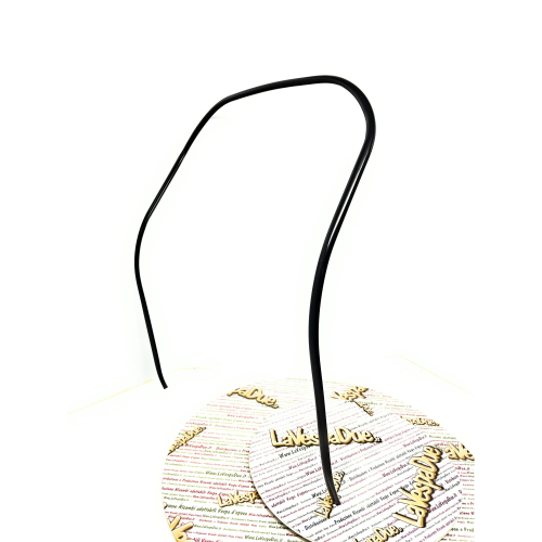 Bordo scudo in alluminio verniciato nero semilucido per VESPA 50 90 125 N L R SPECIAL PRIMAVERA ET3 r.o. 070416