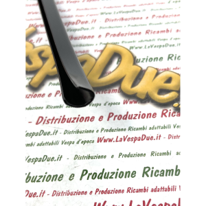 Bordo scudo in alluminio verniciato nero semilucido per VESPA 50 90 125 N L R SPECIAL PRIMAVERA ET3 r.o. 070416