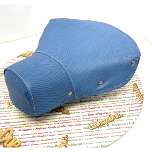 Short front triangle saddle jeans blue with studs for VESPA 125 150 PX SPRINT GL GTR TS VBB VBA VNB VNA