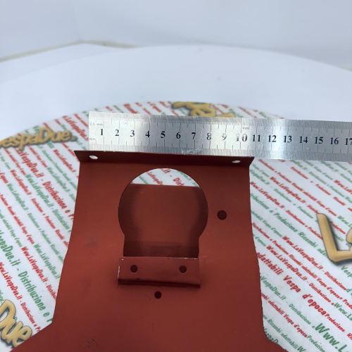 Base Supporto porta targa e fanalino per APE 125 150 faro basso traporto cose cassone cambio bacchetta A1 A11 A15 AB AC