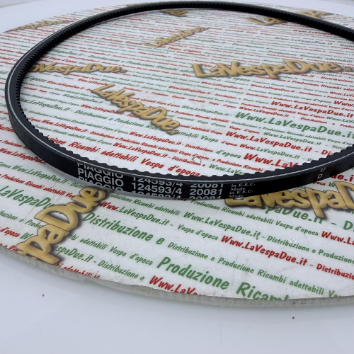 Cinghia dentata originale per PIAGGIO 50 SI SI FL2 SI MIX dal 1979 al 1999 per modelli senza Variatore mozzo mono marcia r.o. 124593 SIM1T SIV1T SRM1T SRV1T C0500 