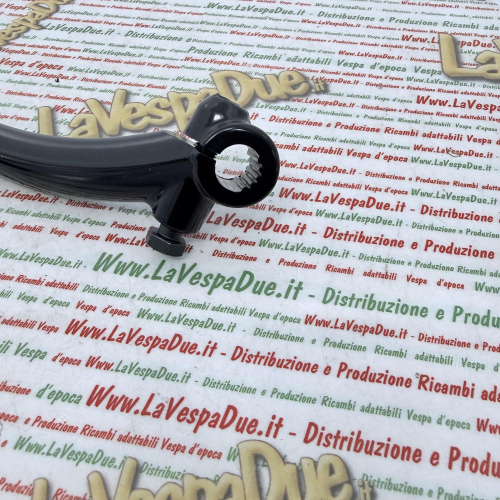 Leva avviamento messa in motocolore nero semilucido VESPA 50 90 125 N L R PK SS PRIMAVERA ET3 SPECIAL REVIVAL r.o. 079077 completa di bullone 