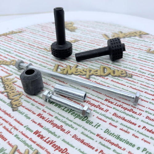 Kit revisione supporti motore per VESPA 50 N L R SPECIAL PK S XL HP 90 SS 125 PRIMAVERA ET3 PK S XL HP con tampone elastico silentblock lato motore r.o. 112204
