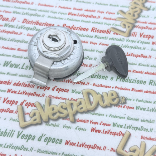 Panneau de commande pour VESPA GS 160 VSB, contacteur de verrouillage de guidon avec clé SIEM 5 positions ro 070113