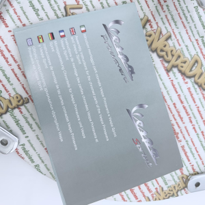 Piastra portapacchi posteriore cromato per VESPA 125 150 PRIMAVERA SPRINT r.o. 1B00815