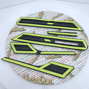 Serie strisce paracolpi X FOX UTAH in gomma nero adesive VESPA PK 50 125 protezioni paraurti parafango e cofani modanature parascocche 