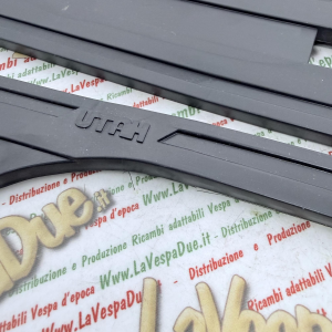 Serie strisce paracolpi X FOX UTAH in gomma nero adesive VESPA PK 50 125 protezioni paraurti parafango e cofani modanature parascocche 