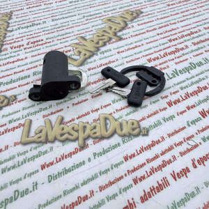 Lucchetto per casco e borse per VESPA PIAGGIO CIAO SI BOXER BRAVO APRILIA con chiave bloccaggio antifurto sella manubrio casco zaini e portapacchi applicazioni varie
