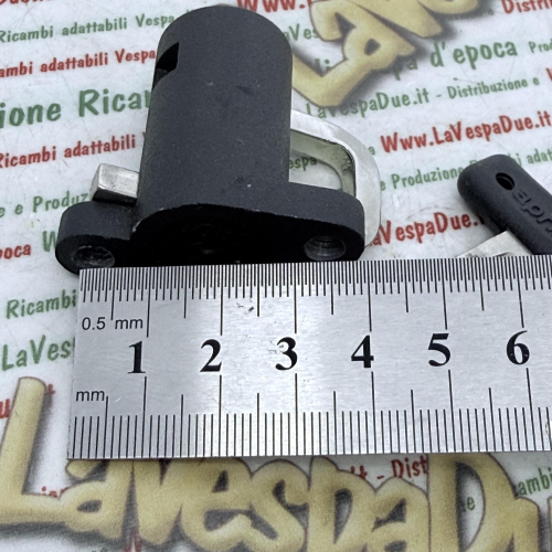 Lucchetto per casco e borse per VESPA PIAGGIO CIAO SI BOXER BRAVO APRILIA con chiave bloccaggio antifurto sella manubrio casco zaini e portapacchi applicazioni varie
