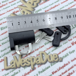 Lucchetto per casco e borse per VESPA PIAGGIO CIAO SI BOXER BRAVO APRILIA con chiave bloccaggio antifurto sella manubrio casco zaini e portapacchi applicazioni varie
