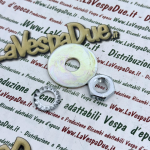 Kit dado e rondelle per VESPA PK PX N RUSH T5 COSA HEXAGON specifico attacco superiore ammortizzatore anteriore sottovite supporto r.o. 174088 012535 021210