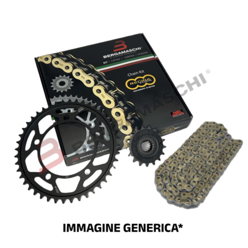 Kit catena REGINA CHAIN HONDA CB500 F/FA 13-17 Catena ZRT 112 Maglie, Pignone Ammortizzato, Corona Standard