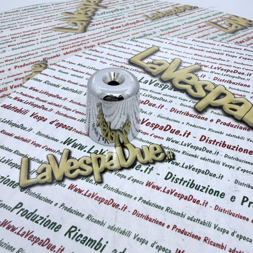 Chrome handlebar end PIAGGIO VESPA GT GTS SUPER GTV BEVERLY X8 X9 APRILIA ATLANTIC SCARABEO GILERA NEXUS GP anti-vibration weight ambilato 282 grams ro 673243 582034 AP8181009