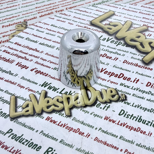 Chrome handlebar end PIAGGIO VESPA GT GTS SUPER GTV BEVERLY X8 X9 APRILIA ATLANTIC SCARABEO GILERA NEXUS GP anti-vibration weight ambilato 282 grams ro 673243 582034 AP8181009