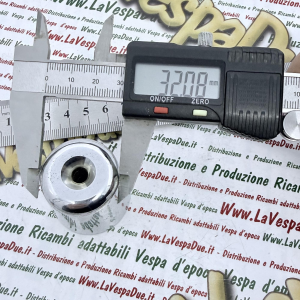 Chrome handlebar end PIAGGIO VESPA GT GTS SUPER GTV BEVERLY X8 X9 APRILIA ATLANTIC SCARABEO GILERA NEXUS GP anti-vibration weight ambilato 282 grams ro 673243 582034 AP8181009