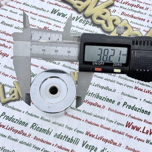 Chrome handlebar end PIAGGIO VESPA GT GTS SUPER GTV BEVERLY X8 X9 APRILIA ATLANTIC SCARABEO GILERA NEXUS GP anti-vibration weight ambilato 282 grams ro 673243 582034 AP8181009