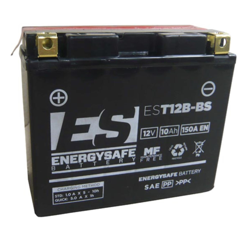 BATTERIA ENERGYSAFE EST12B-BS 12V-10AH (SIGILLATA CON ACIDO A CORREDO) 12V/10AH APRILIA DUCATI CAGIVA 