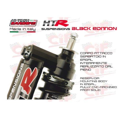 Ammortizzatore anteriore CARBONE HI-TECH BLACK EDITION per VESPA 50 90 125 ET3 PK N L R SPECIAL PRIMAVERA 