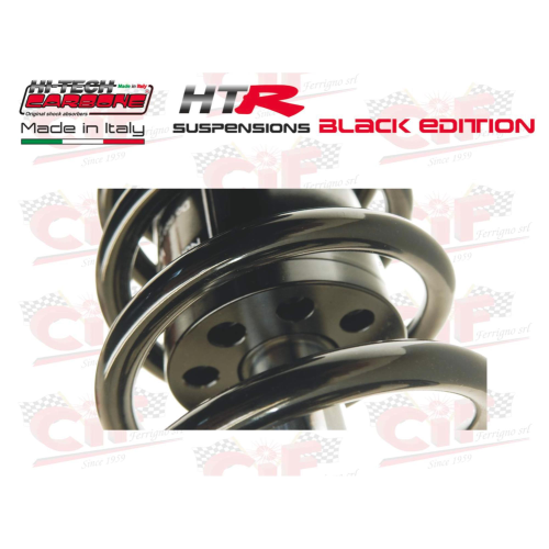 Ammortizzatore anteriore CARBONE HI-TECH BLACK EDITION per VESPA 50 90 125 ET3 PK N L R SPECIAL PRIMAVERA 