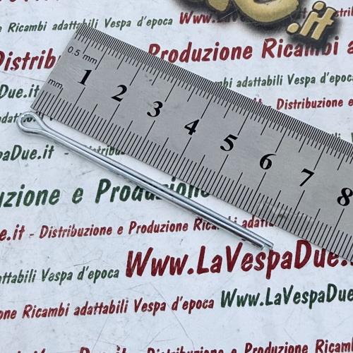 Splint 3,2 x 60 mm aus verzinktem Stahl für VESPA, APE, LAMBRETTA und diverse Anwendungen wie Bremstrommelklemmen, Filterhalterungen, Tankdeckel und Türschlösser