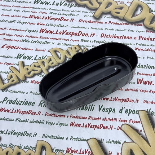 Coprimolleggio in alluminio nero semilucido per molleggio mozzo per VESPA 50 90 125 N L R SPECIAL PRIMAVERA ET3 r.o. 070177
