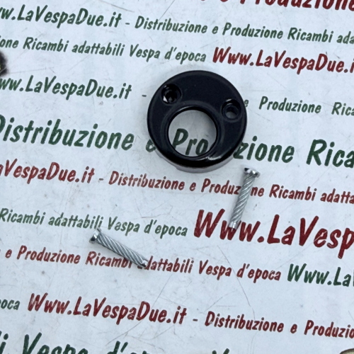 Coperchio serratura bloccasterzo nero semilucido VESPA 50 90 125 150 200 SPECIAL PX PE SPRINT VELOCE SUPER RALLY PRIMAVERA ET3 APE TM P 50 r.o. 174628