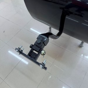 White painted trailer trolley to be applied to the rear part adaptable to VESPA LAMBRETTA to all scooters or motorcycles scooter trailer type PAV