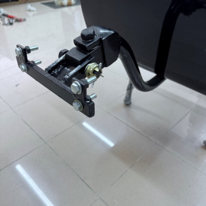 White painted trailer trolley to be applied to the rear part adaptable to VESPA LAMBRETTA to all scooters or motorcycles scooter trailer type PAV