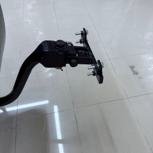 White painted trailer trolley to be applied to the rear part adaptable to VESPA LAMBRETTA to all scooters or motorcycles scooter trailer type PAV