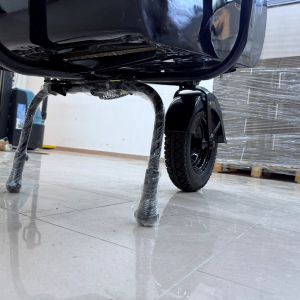 White painted trailer trolley to be applied to the rear part adaptable to VESPA LAMBRETTA to all scooters or motorcycles scooter trailer type PAV