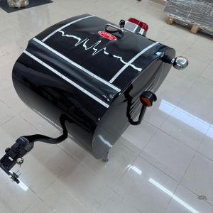 White painted trailer trolley to be applied to the rear part adaptable to VESPA LAMBRETTA to all scooters or motorcycles scooter trailer type PAV
