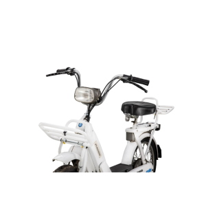 Portapacchi posteriore bianco ribaltabile per PIAGGIO CIAO PX SC 