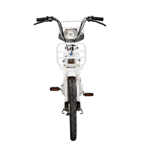 Portapacchi posteriore bianco ribaltabile per PIAGGIO CIAO PX SC 
