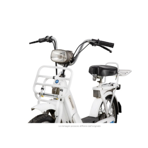 Portapacchi posteriore bianco ribaltabile per PIAGGIO CIAO PX SC 