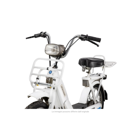 Portapacchi posteriore bianco ribaltabile per PIAGGIO CIAO PX SC 