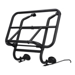 Portapacchi anteriore nero per VESPA 50 90 125 150 160 180 200 N L R SPECIAL SS PRIMAVERA ET3 VNA VNB VBB VBA SUPER SPORT SPRINT GT GTR TS RALLY PX PE XL RUSH N FL2 