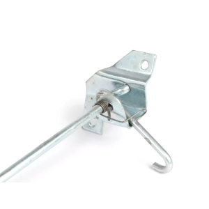 Par de palancas de gancho de capó para VESPA PX 80 125 150 200 PE LUSSO T5, lado derecho e izquierdo, barra de cierre, 178311 227229 244093 178317, placas de anclaje