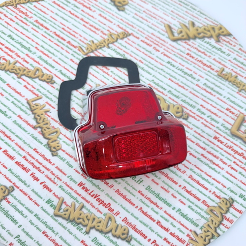 Fanale Stop Posteriore in Metallo completo per VESPA 125 150 SUPER SPORT SS SPRINT  anno 1966 r.o. 091419