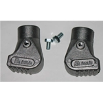 Patins en aluminium sablé pour VESPA PX - PE - T5 - PK - COSA, diamètre intérieur 22 mm