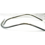 Bordo scudo in acciaio cromato a 2 pezzi per VESPA GS 150 GS VS2 VS3 VS4 VS5 adattabile a VS1 ed a bordo ULMA tipo 107 tubolare con viti a grano lato destro e sinistro