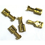 10 pcs Medium female faston cable lug for VESPA APE LAMBRETTA CIAO SI BRAVO BOXER contact socket for connector plug switches electrical systems
